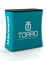 Custom Trade Show Case to Counter with Full Color Printed Graphics
