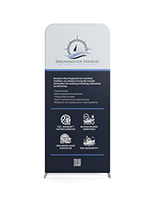 Replacement Graphics for EXFOLD3575 Trade Show Display feature your custom printed artwork