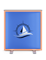 Replacement Graphics for EXRGBCNT Light Box Counter with durable polyester graphics with a silicone edge