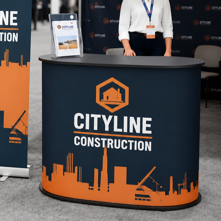 Portable counter with branding