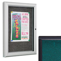 framed and enclosed fabric boards