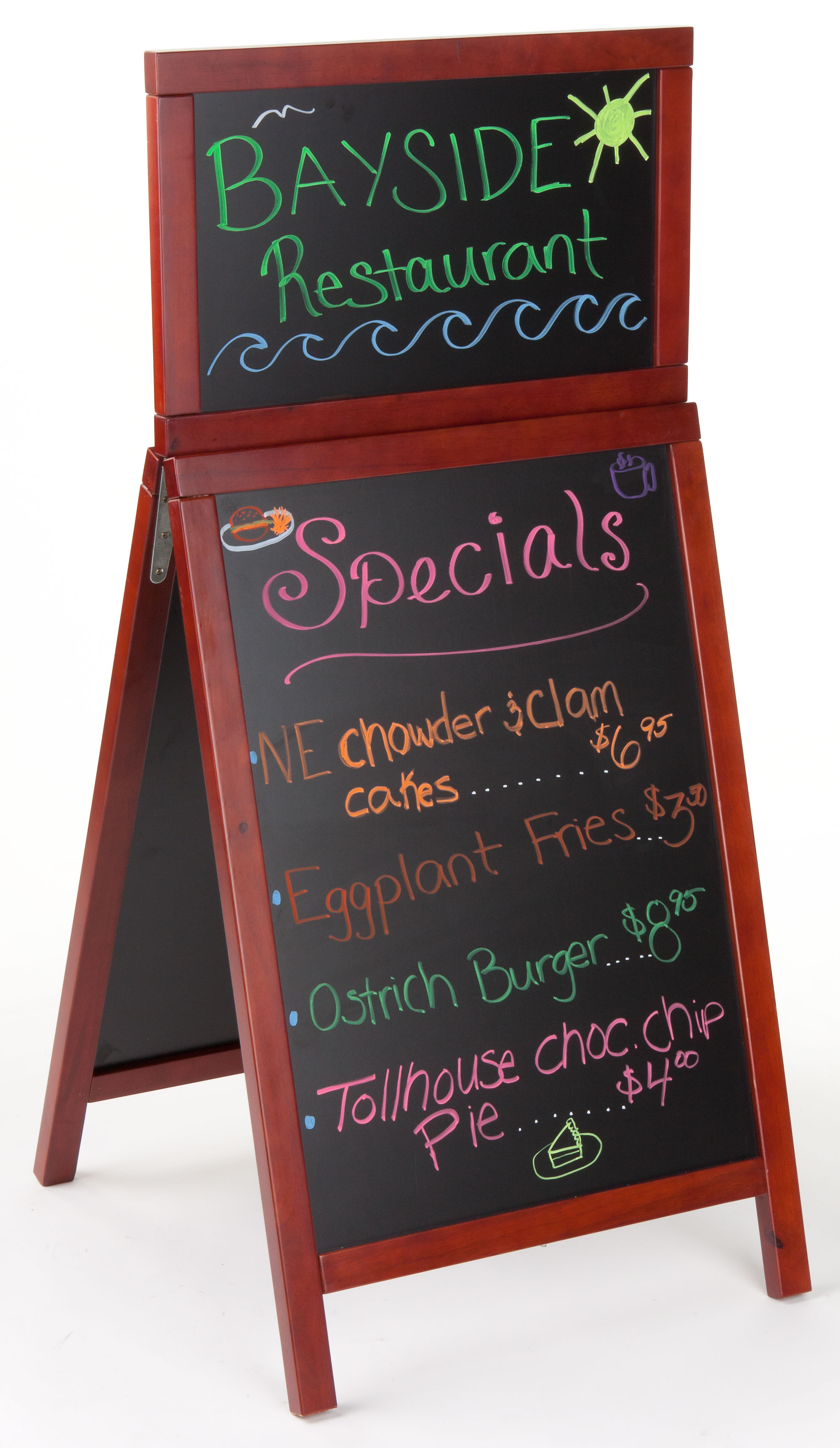 A-Frame Board | Wet-Erase or Liquid Chalk Compatible | Displays2Go
