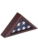 Triangle Memorial Flag Display Cases | Veteran's Honor Boxes