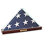 Commemorative American flag display will protect your banner from dust or dirt 