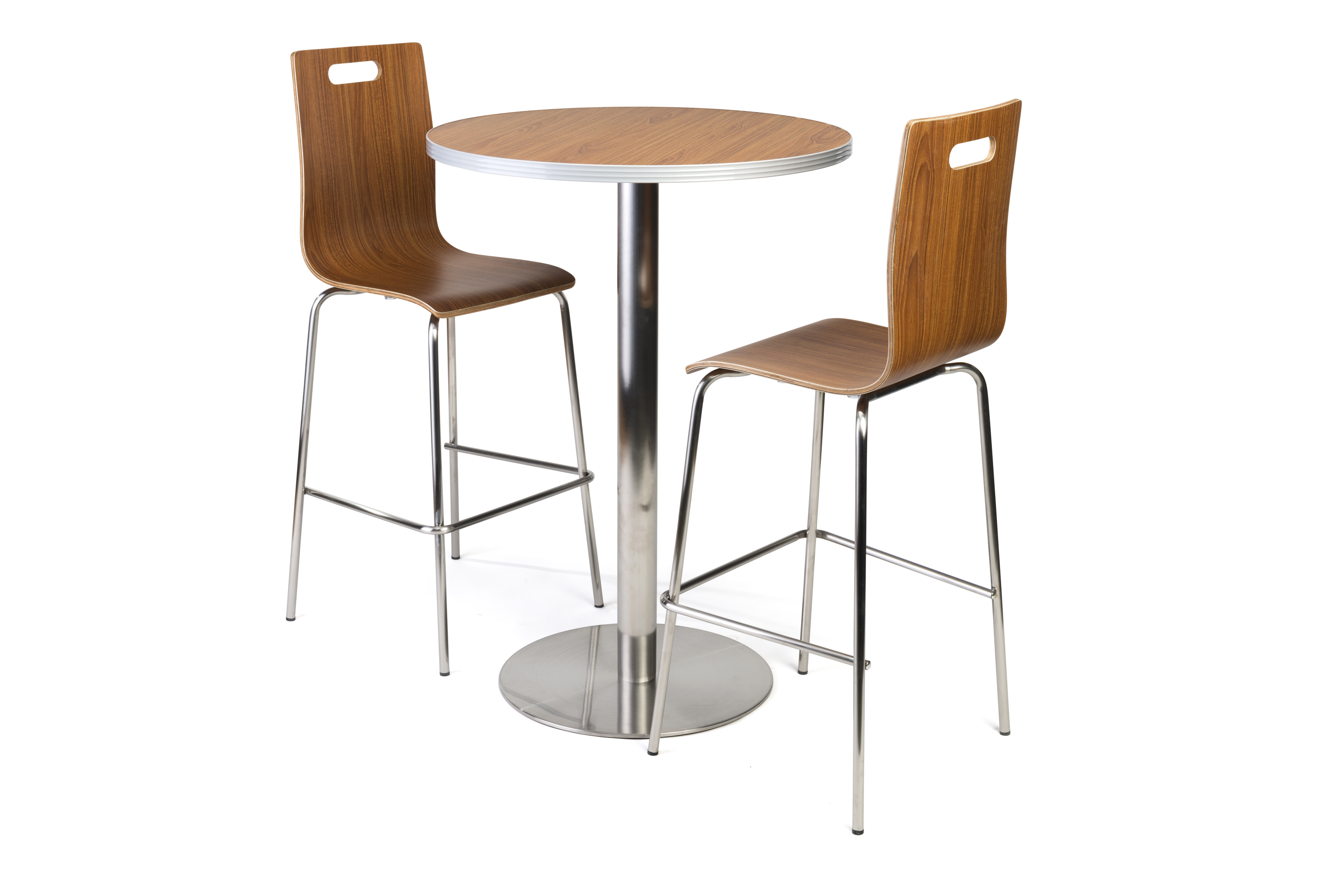 Tall Bar Table Lunchroom Set 3Piece Set