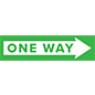 One way arrow floor decal with 22mm thick vinyl