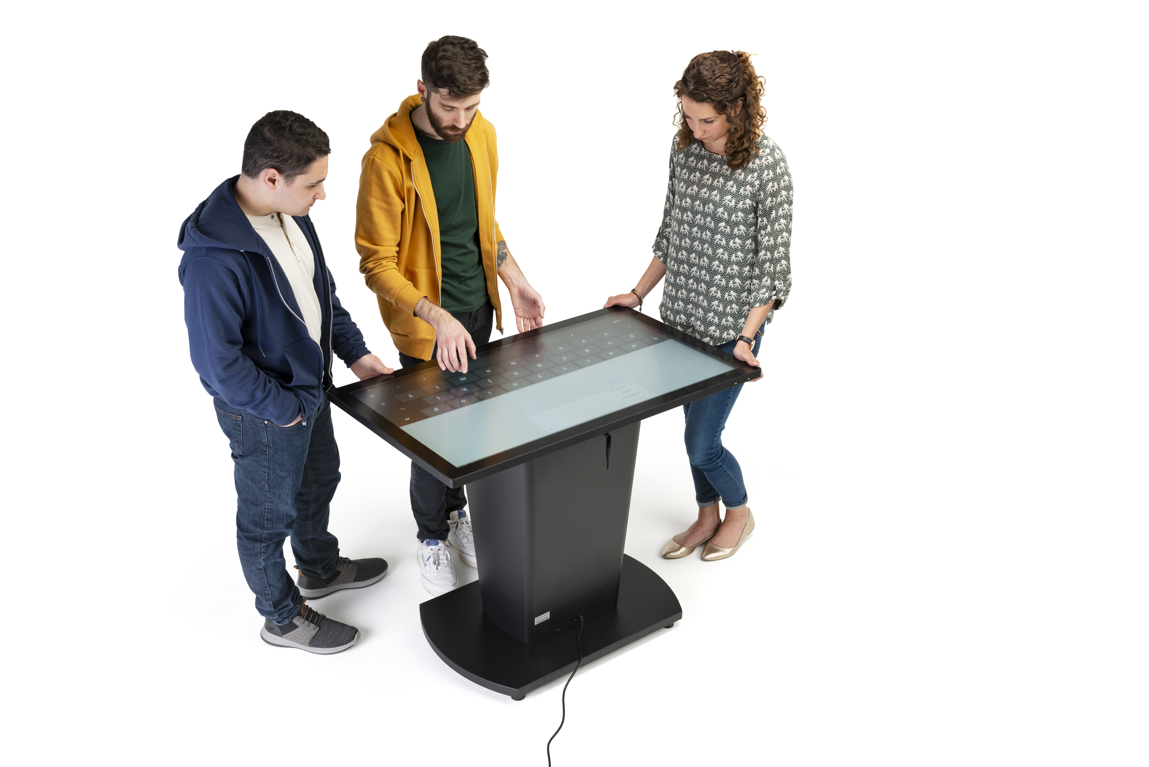 suspend and resume apps with 43-inch interactive touch table