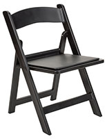 Heavy Duty Folding Resin Chair with Seat Pad