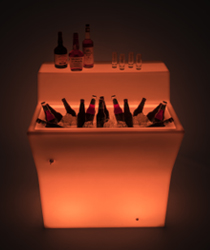 modular LED bar counter