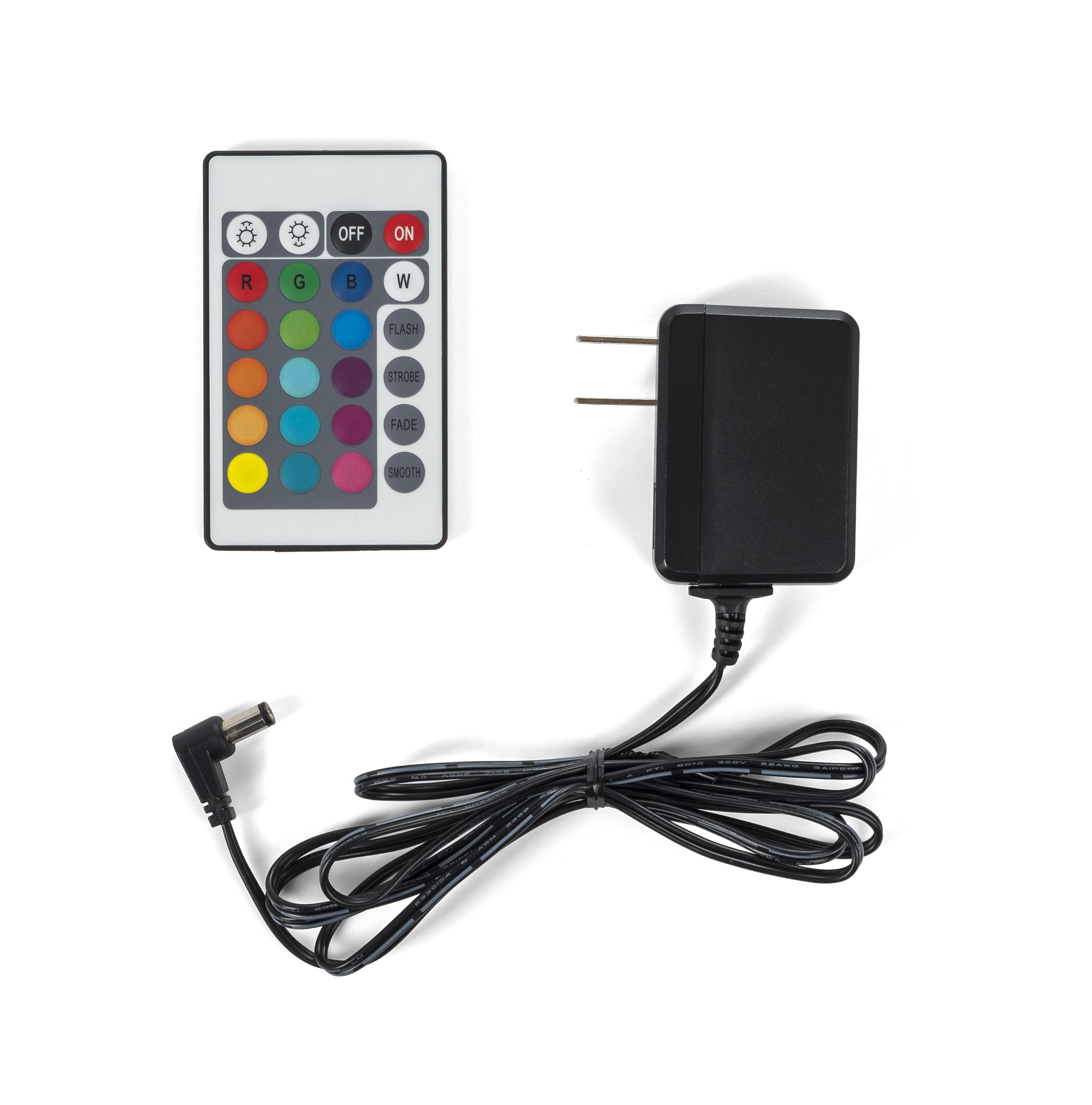 43.25"h Straight Bar w/ LED Lighting, 16 Color Options, Rechargeable Battery - White - Image 8