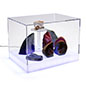 16x12 countertop led collectables display case with color changing base