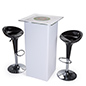 Branded LED highboy table set for pubs or events