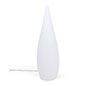 LED outdoor teardrop lamp with rechargeable battery