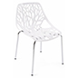 Cut-out tree design chair with a modern tree motif design