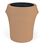 Spandex trash can covers with 14 popular color options