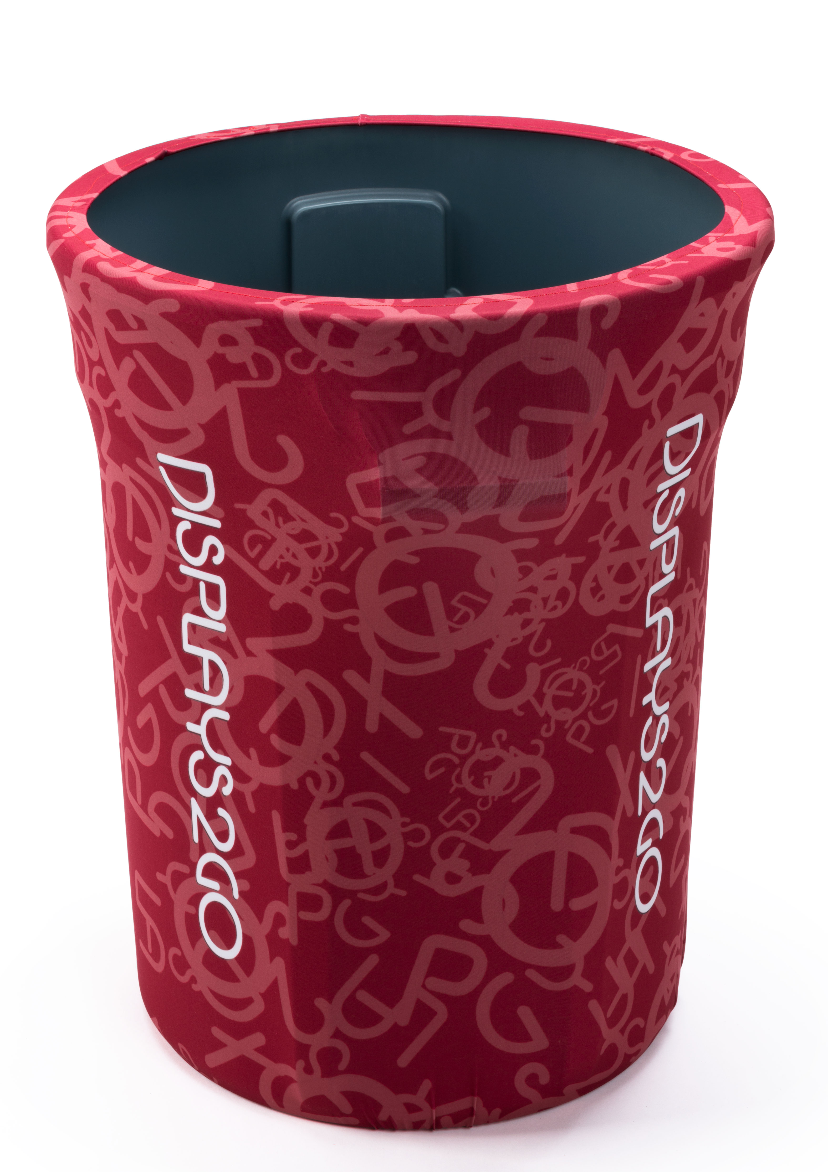 Printed 32-Gal Trash Barrel Cover | Spandex Material | Displays2Go