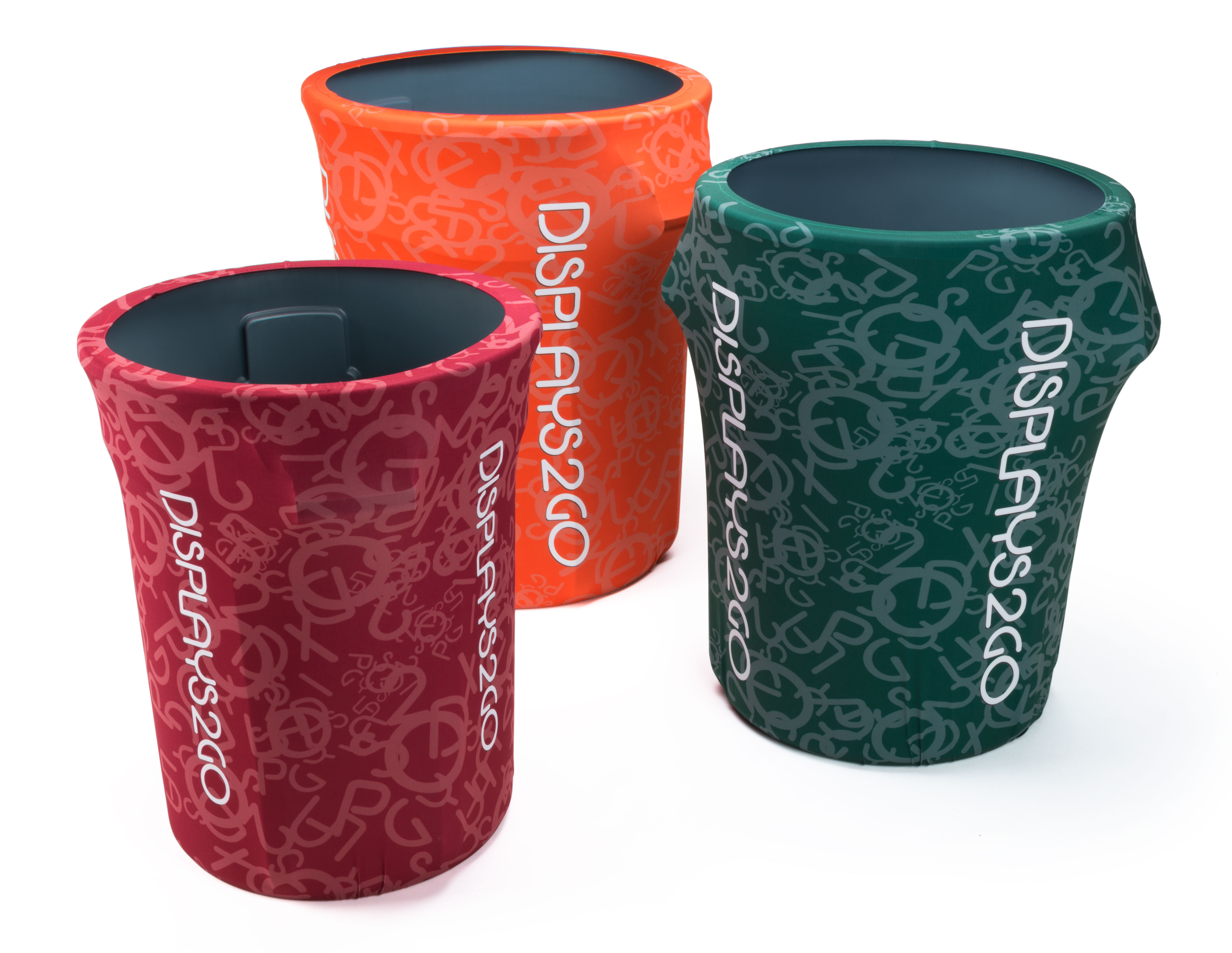 Full Color 55-Gal Garbage Can Cover | Custom Advertising | Displays2Go
