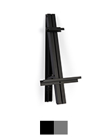 Studio wall easel with compatible media size of 16 inches tall