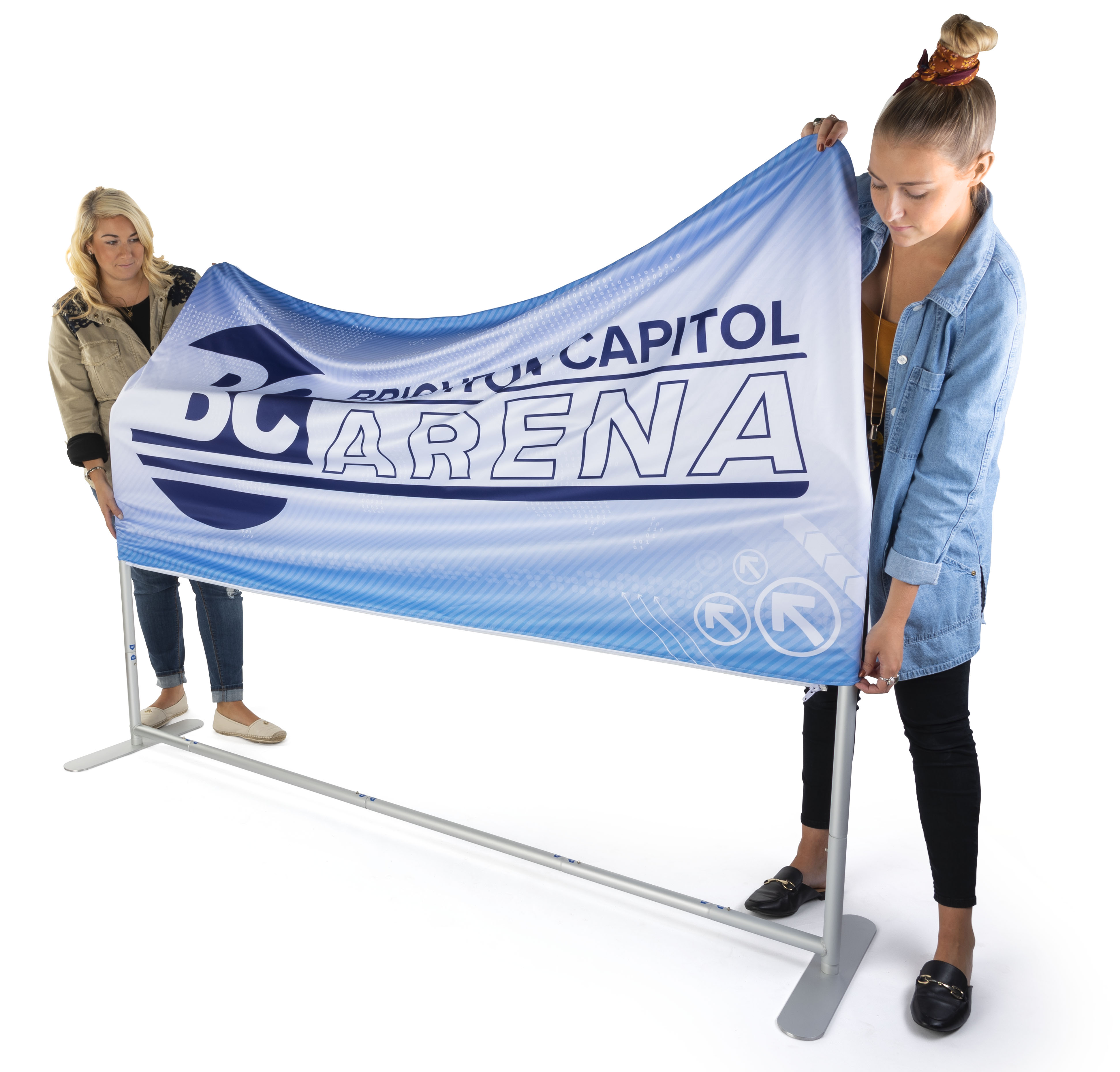 Indoor Crowd Control Barriers with Custom Graphics, Single or Double Sided, Portable - Image 7