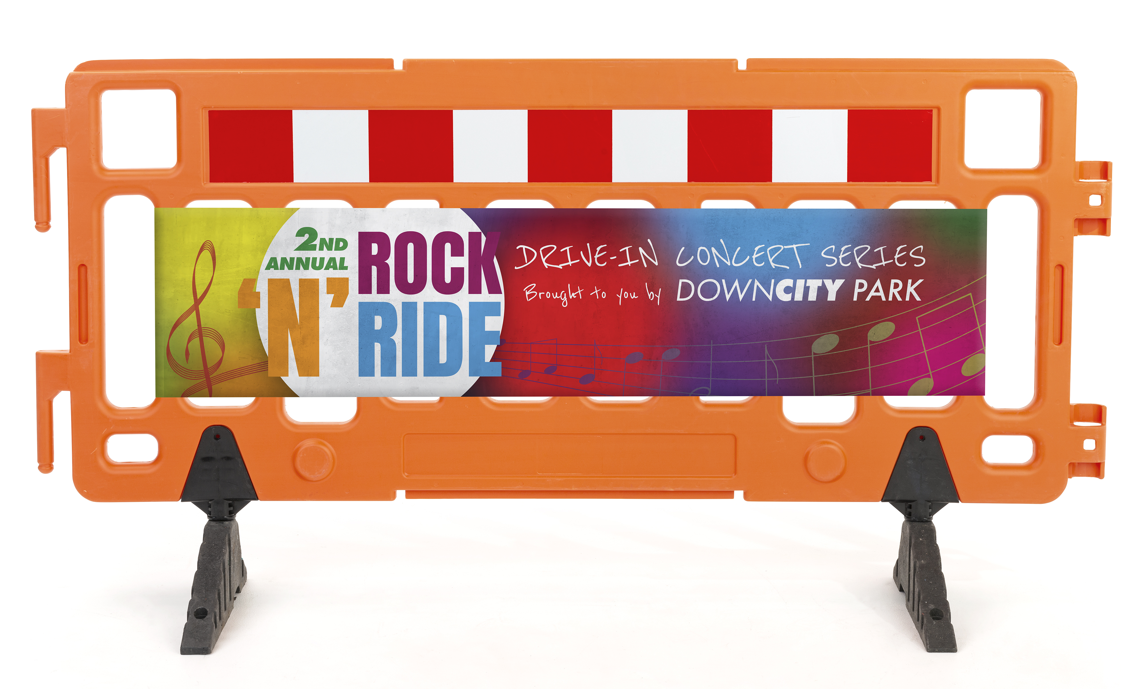 Crowd Safety Signage for FGPFBLARGE Plastic Pedestrian Barrier - Image 6