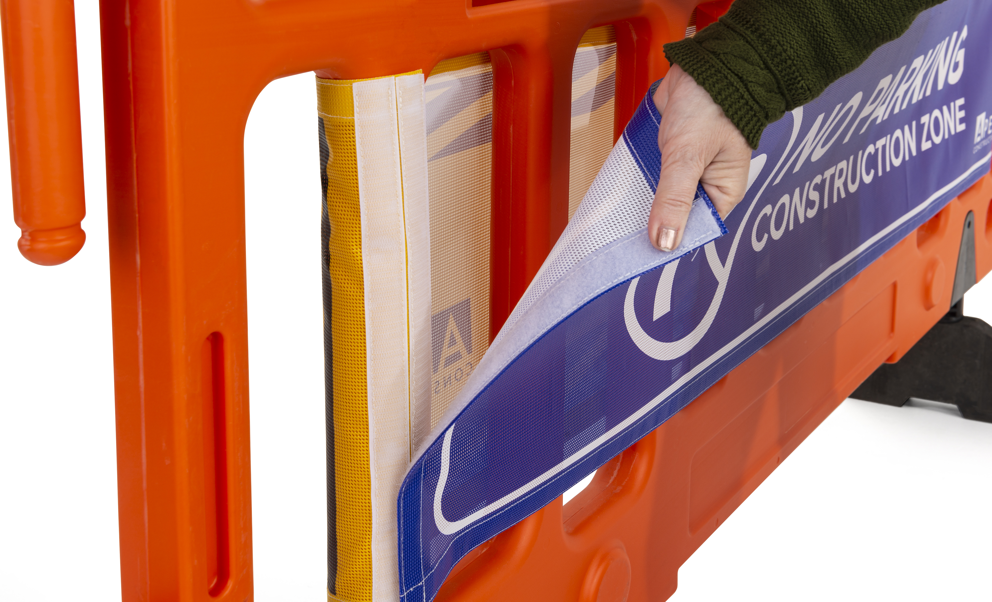 Crowd Safety Signage for FGPFBLARGE Plastic Pedestrian Barrier - Image 3