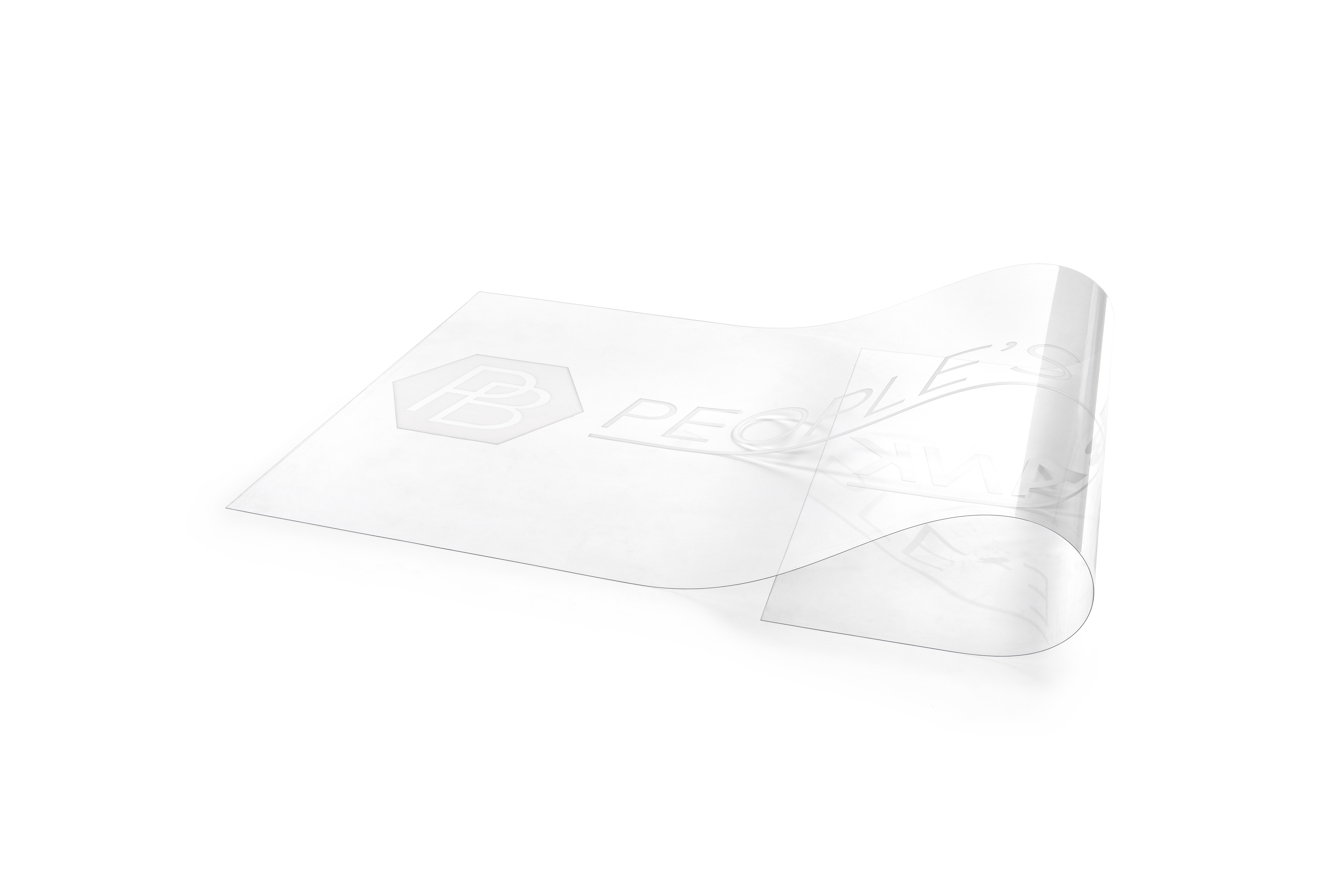 Branded Acrylic Stanchion Panel | Clear Customizable Film Insert