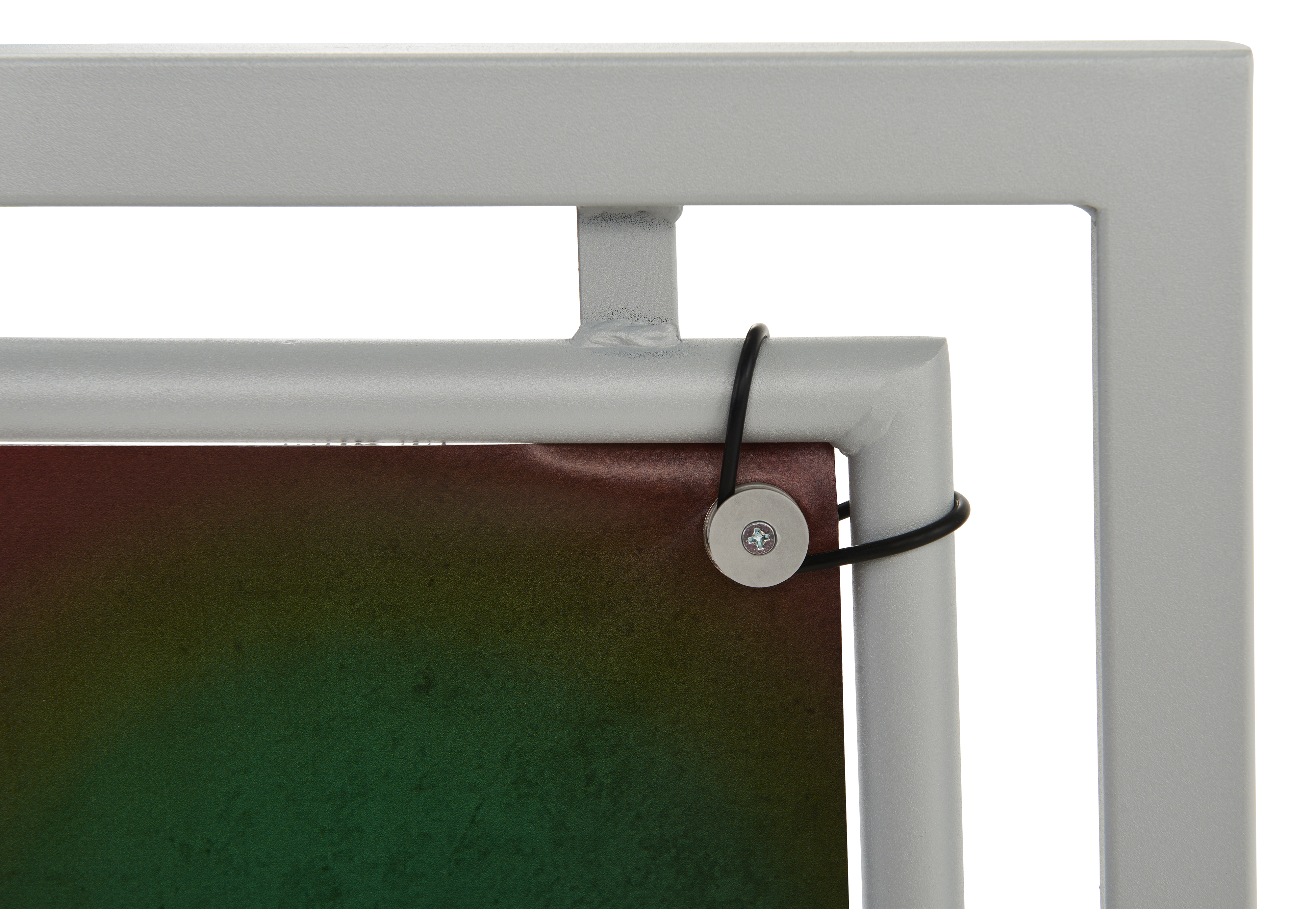 Barrier Sidewalk Signs w/ Custom Printing, Double-Sided, Portable - Black or Silver - Image 5