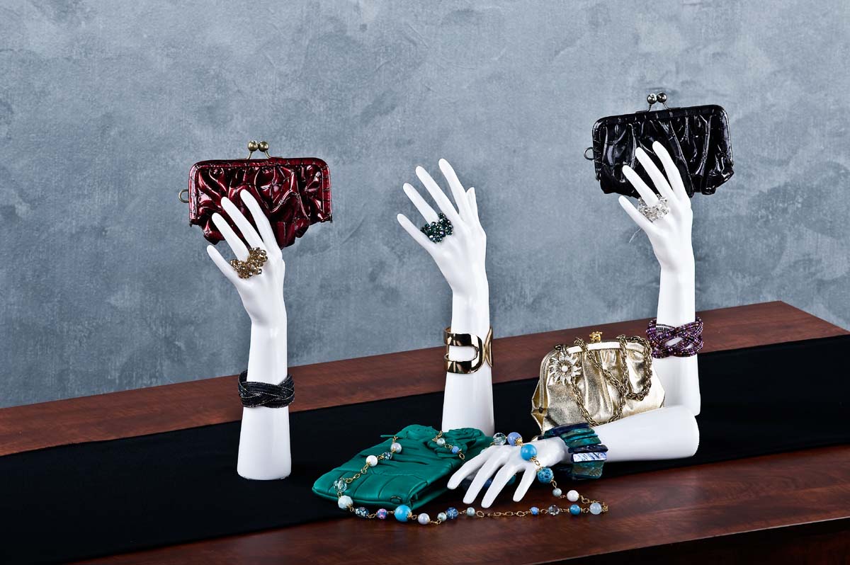 This Mannequin Hand is Sold in a Set of Four. Each Jewelry Display is ...