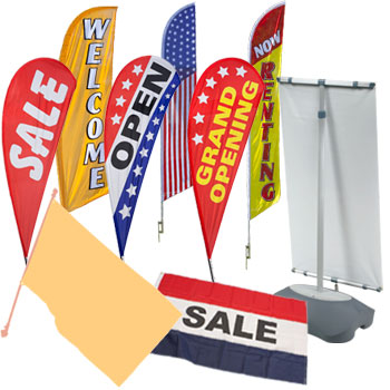 Stock Printed Flags