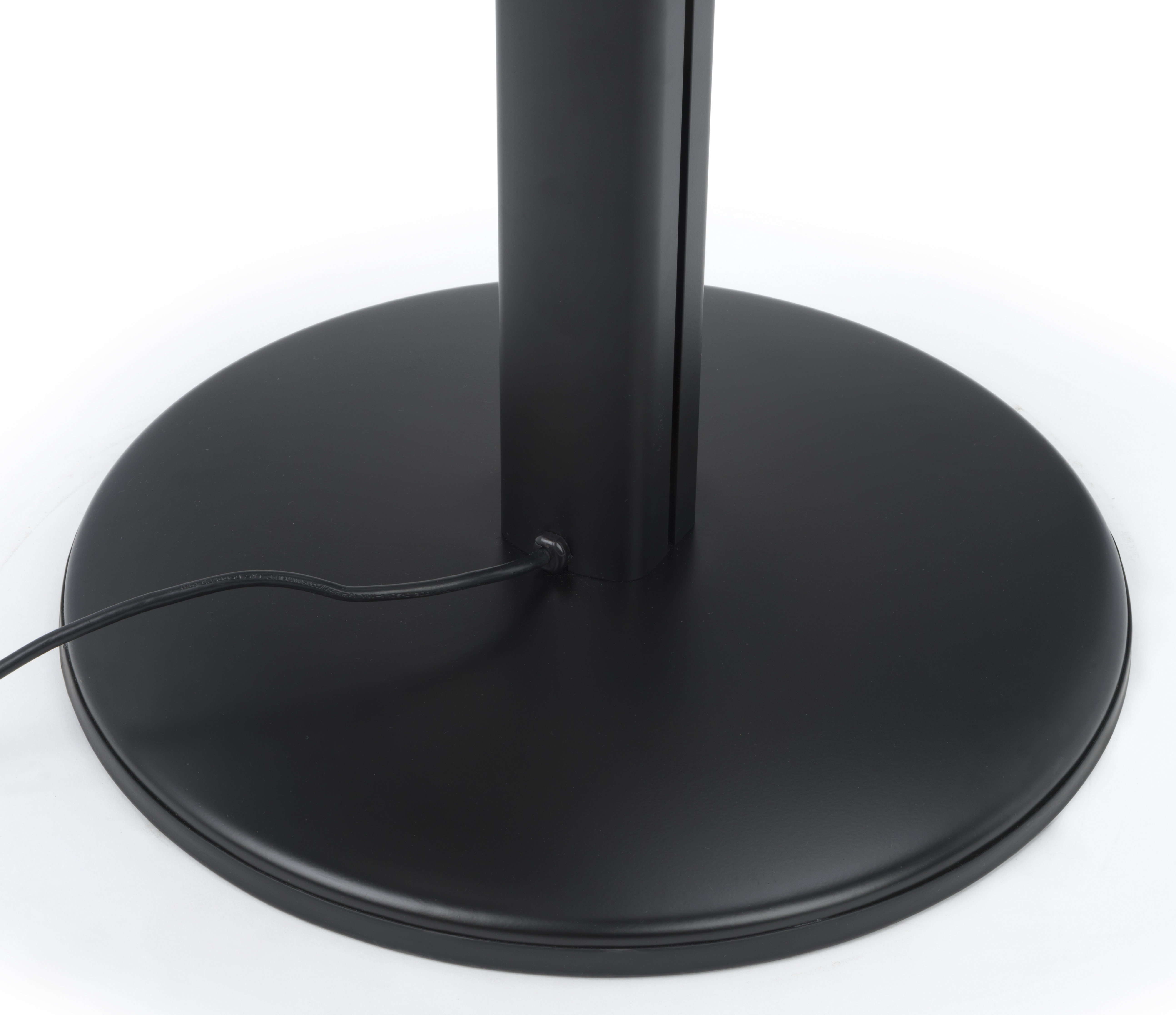 Charging Kiosk for Floor, (2) 22 x 28 Poster Frames, 6 Cables, Storage Shelf - Black - Image 6