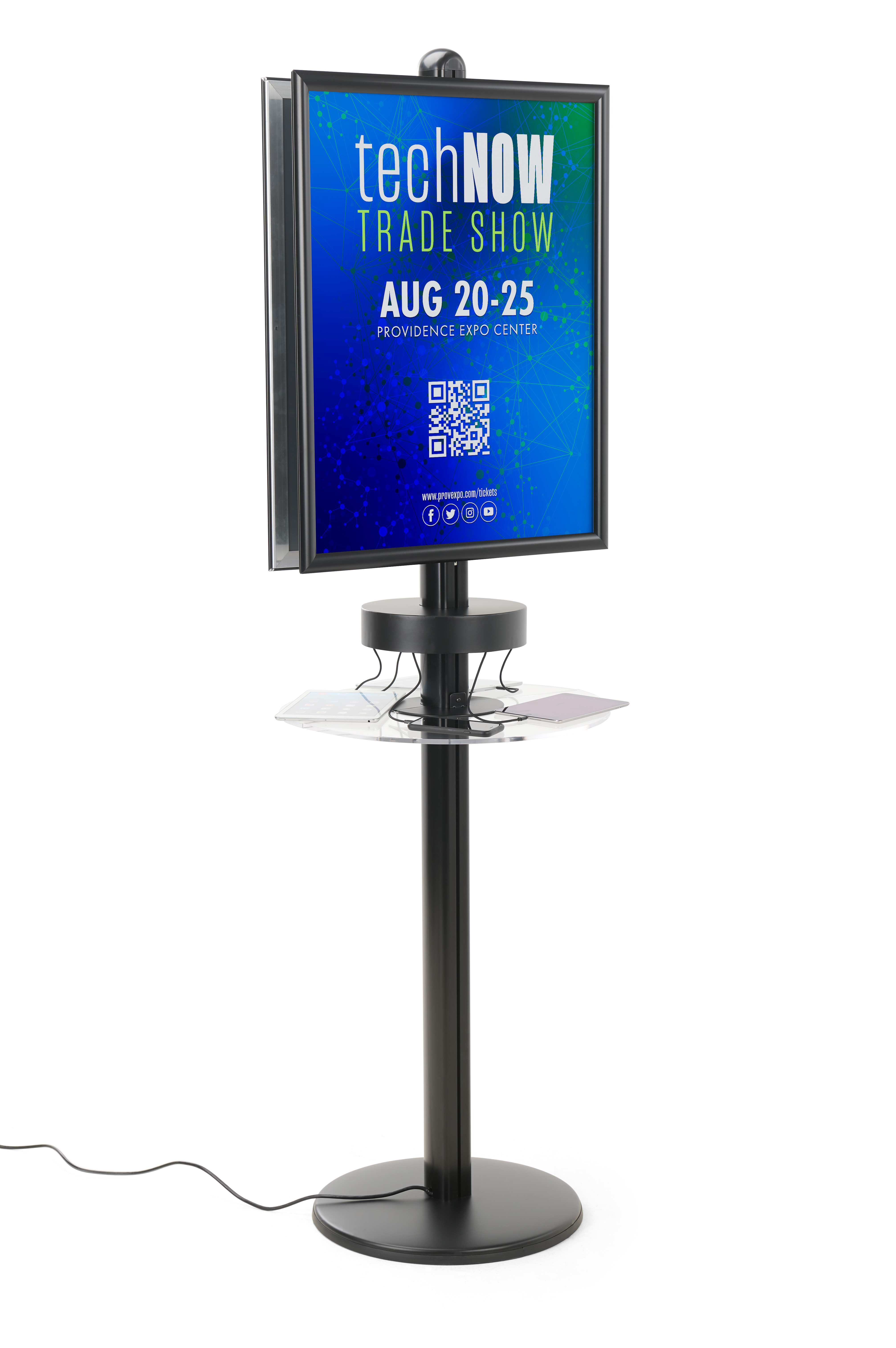 Phone Charger Tower USB Hub Included Displays2go