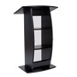 Clear replacement panel for FLCT series lecterns with durable acrylic construction
