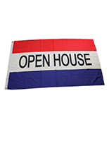 Open Flag red,white,blue Large 5x3' 5x3ft Banner 