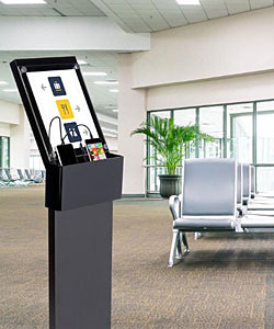 Floor Stand Charging Station Kiosk Tower