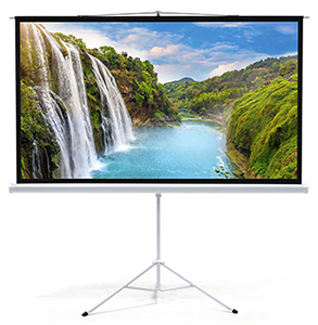 portable projector screen with stand