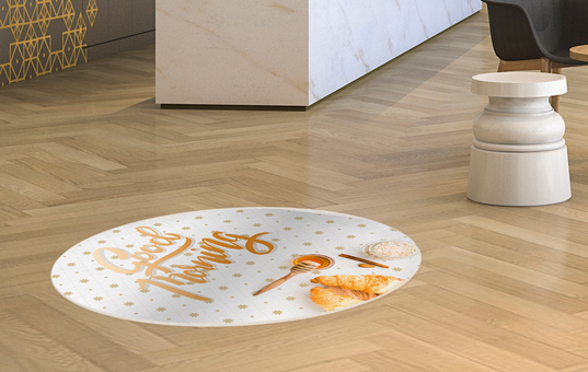 Custom Printed Floor Decals Durable, Custom Printed Laminate Flooring