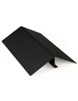 1" Edge Grip Sign Brackets for Wall, Set of 2 - Silver