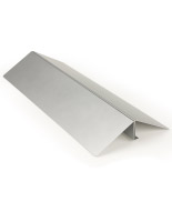 1" Edge Grip Sign Brackets for Wall, Set of 2 - Silver