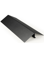 1" Edge Grip Sign Brackets for Wall, Set of 2 - Silver