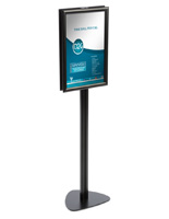 11" x 17" Contemporary Sign Stand with Snap Open Frame
