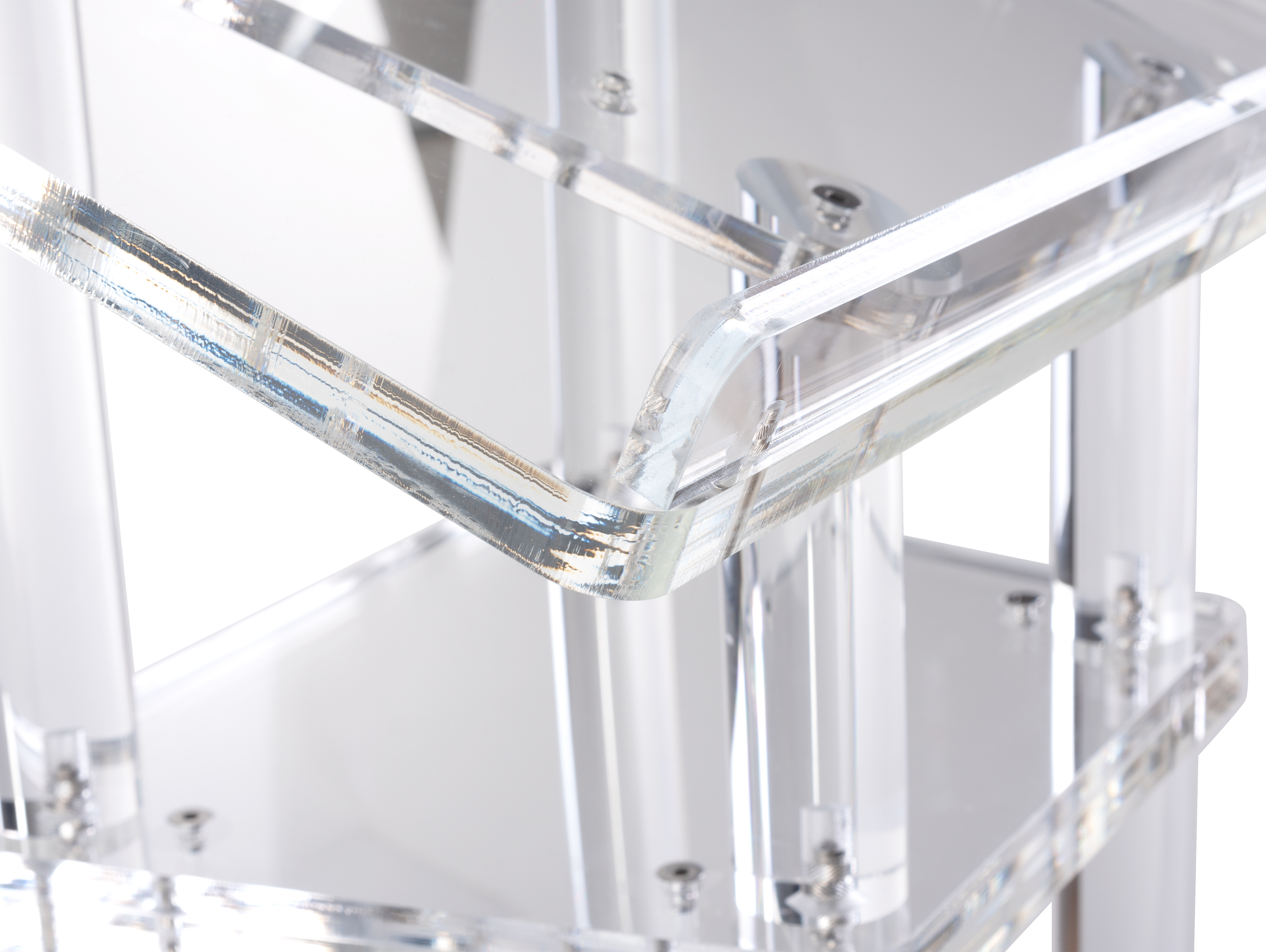 Clear Lectern Podium | Converts to Countertop Applications | Displays2Go