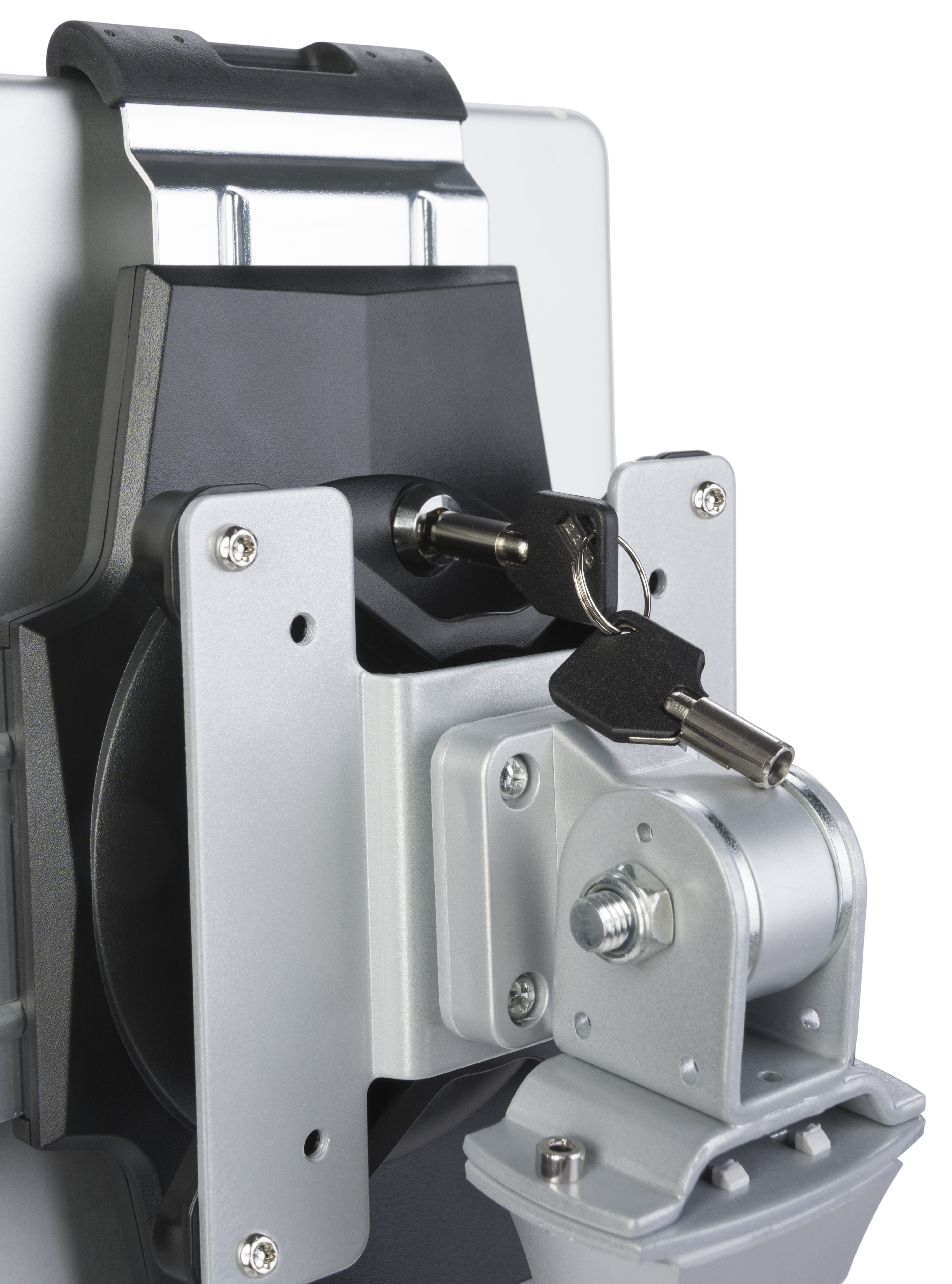 FlexStand Series iPad Floor Stand w/ Tilting Bracket, Rotating, Clamp & Lock - Image 7