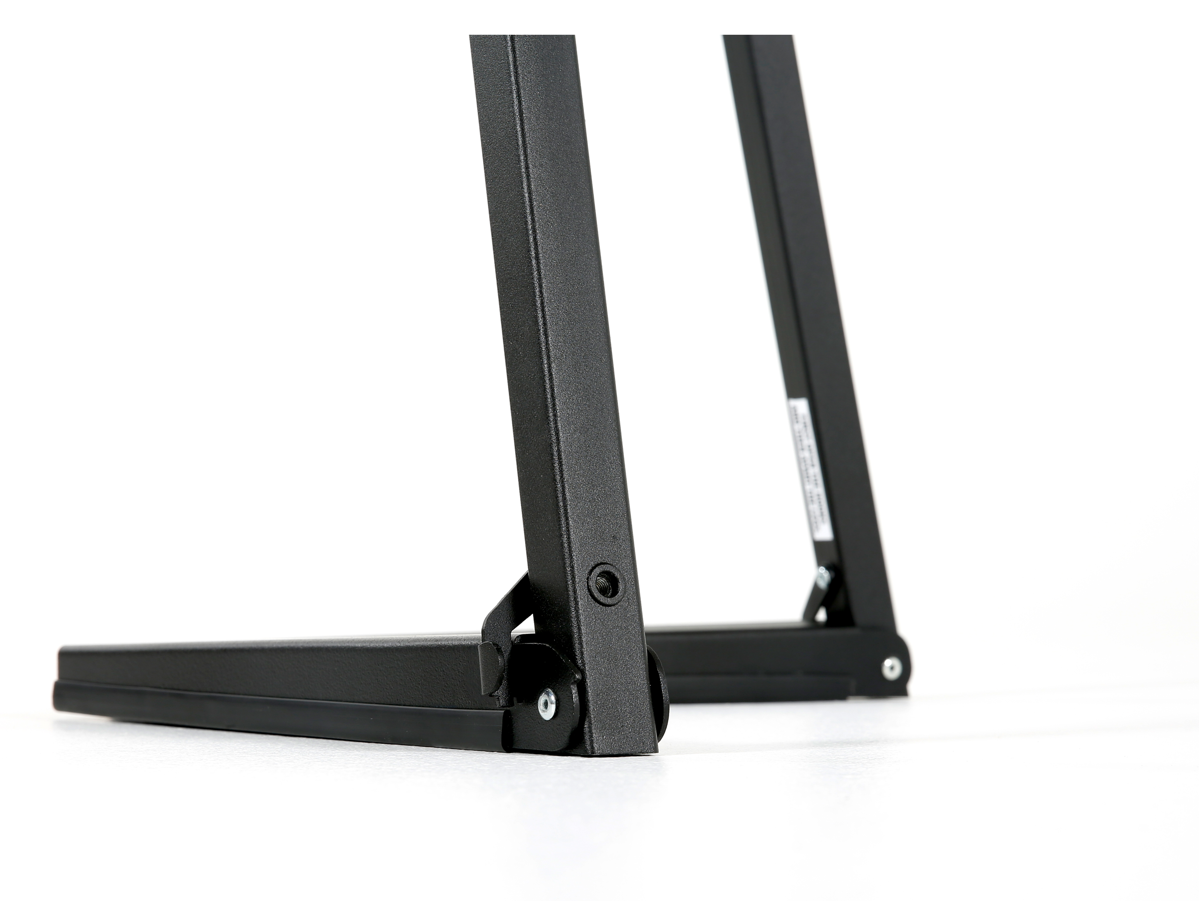 Display Easel for Floor with Bifold Design, 5 Height Settings - Black