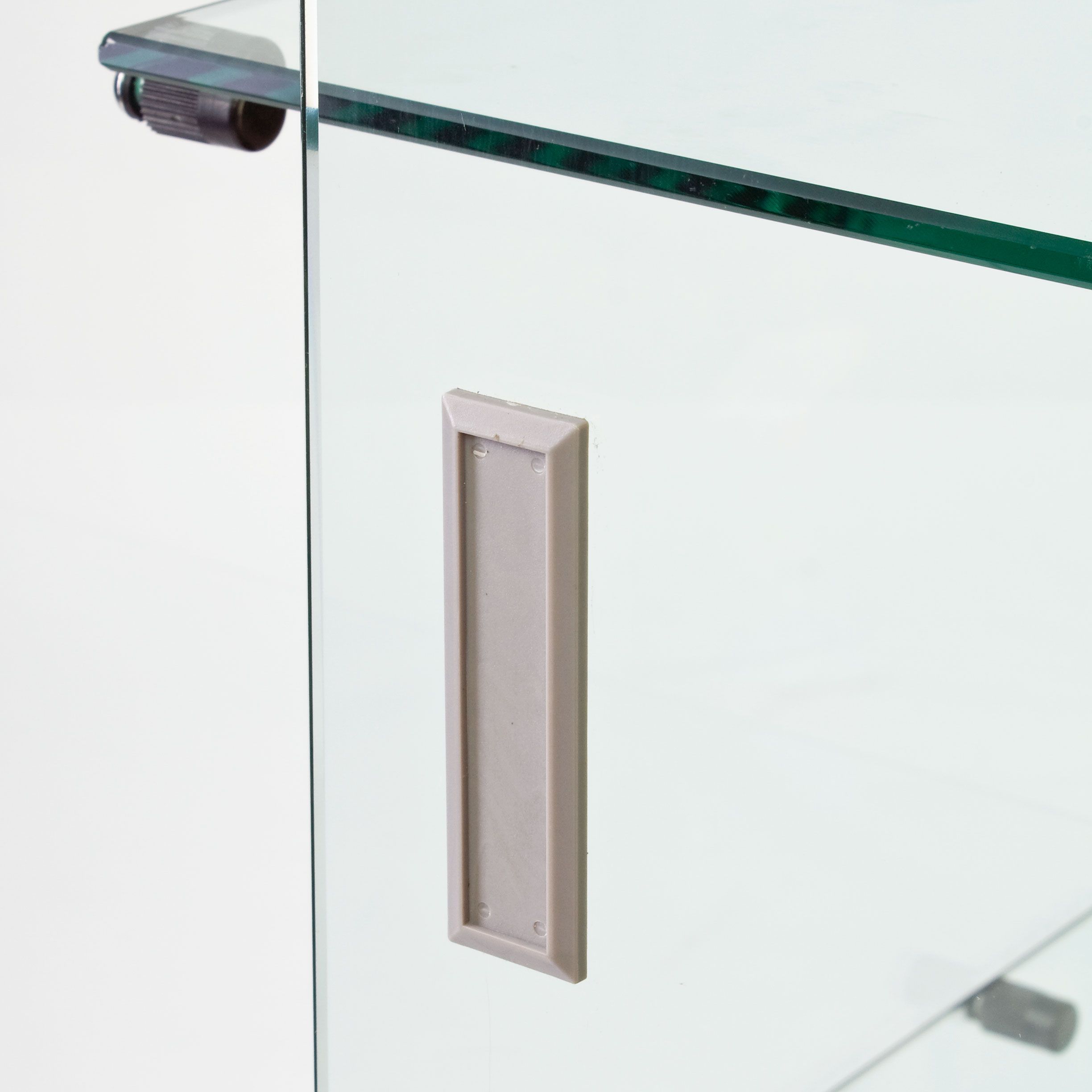 Four Foot Wide Display Showcase | Cherry Laminate Finish | Displays2Go