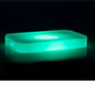 Light up serving tray features turquoise illumination plus 15 other color choices 