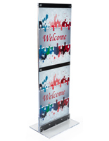 Custom Graphic Print with Pylon for Advertising