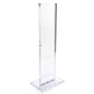 11 x 46 Acrylic Sign Stand, Double Sided - Clear - Image 6