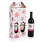 Pre-printed cardboard wine carrier with 3.30 lb weight capacity