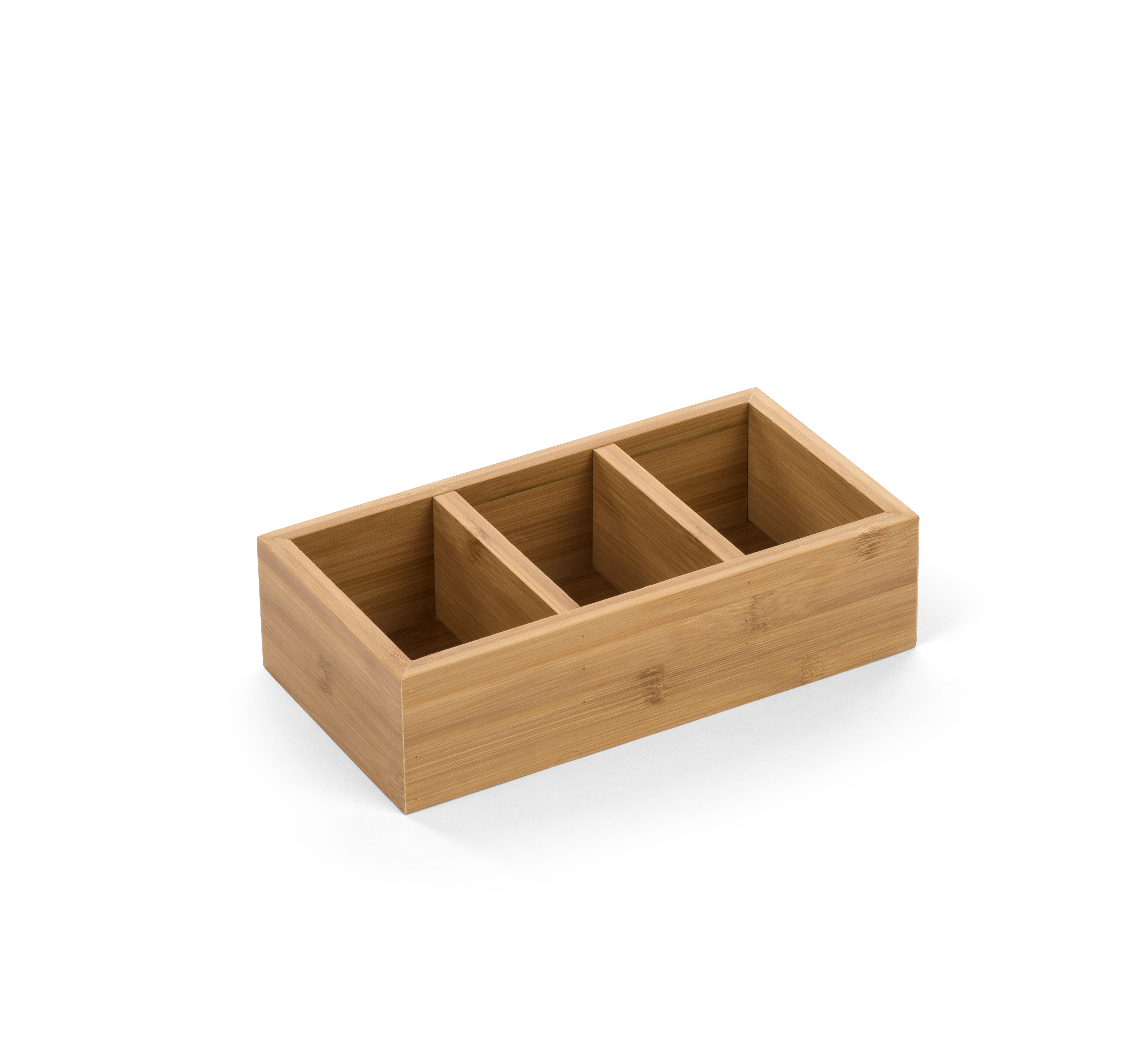 Condiment Packet Dispenser | Three Compartment Bamboo Organizer ...