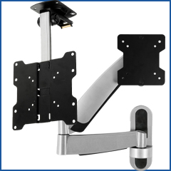 TV wall mounts with articulating arms